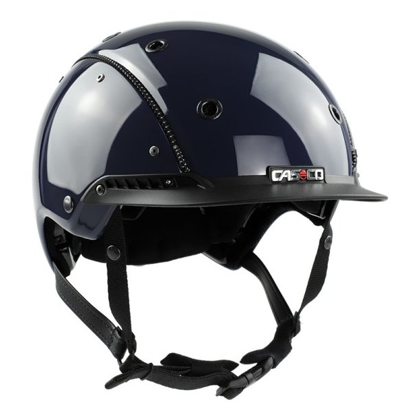 CASCO CHAMP3 Ridehjelm. Glossy Navy 56-58 cm