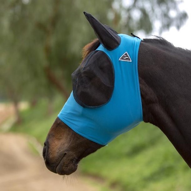 PROFESSIONAL'S CHOICE Comfort Fit Lycra Fluemaske. Pacific Blue