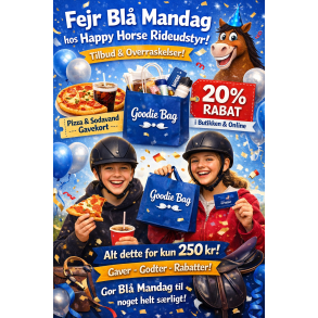 Hold din Bl� Mandag i Happy Horse