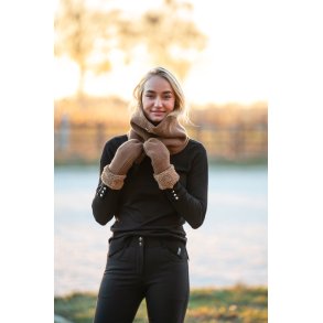 CATAGO BARBEL Ribstrikkede luffer. Kangaroo