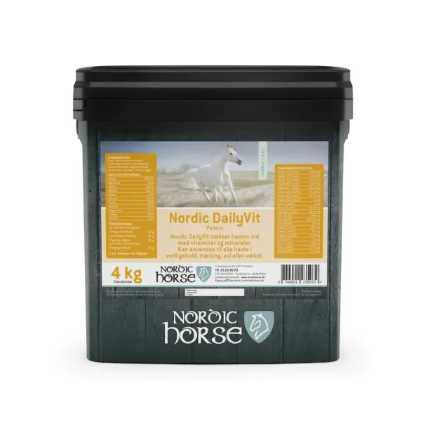 NORDIC HORSE Daily Vit Pellets. 4 kg