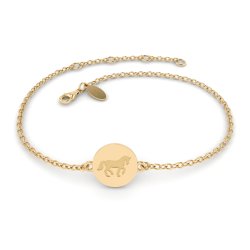 HELGSTRAND JEWELLERY Cassidy Armbnd Frset Plade, Blank 9 mm