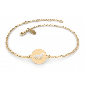 HELGSTRAND JEWELLERY Cassidy Armbnd Udskret Plade, Blank 9 mm