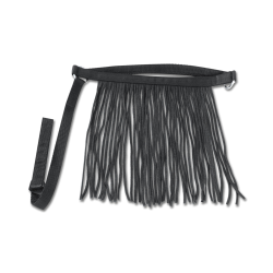 WALDHAUSEN Fluepandebnd med halsrem. Sort