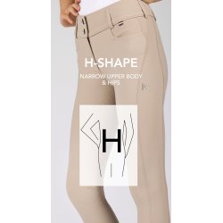 KINGSLAND KIRA H-Shape ridebukser. Fuld grip. Navy