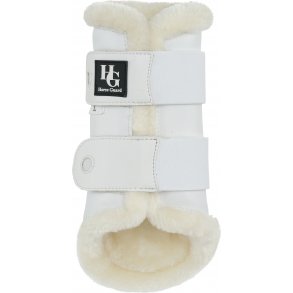 HORSEGUARD Gamacher med pels. Hvid