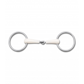 HAPPY MOUTH 2-delt trensebid med lse ringe. Med blesmag