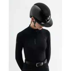 Top til Lemieux ridehjelm Brilliance Black