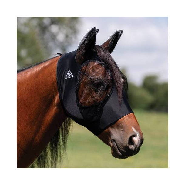 PROFESSIONAL'S CHOICE Comfort Fit Lycra Fluemaske. Sort