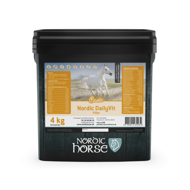 NORDIC HORSE Daily Vit Pellets. 4 kg