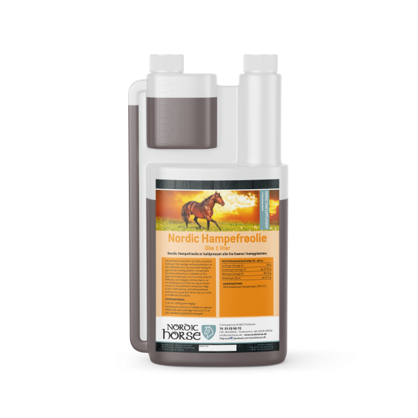 DATOVARE. NORDIC HORSE Hampefrolie. 1 liter. MHT 31-8-2025