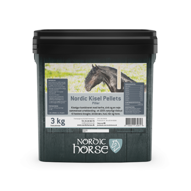 NORDIC HORSE Kisel Pellets. 3 kg 