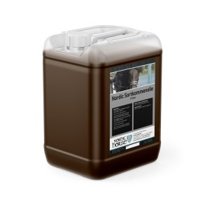 NORDIC HORSE Sortkommen olie. 5 liter