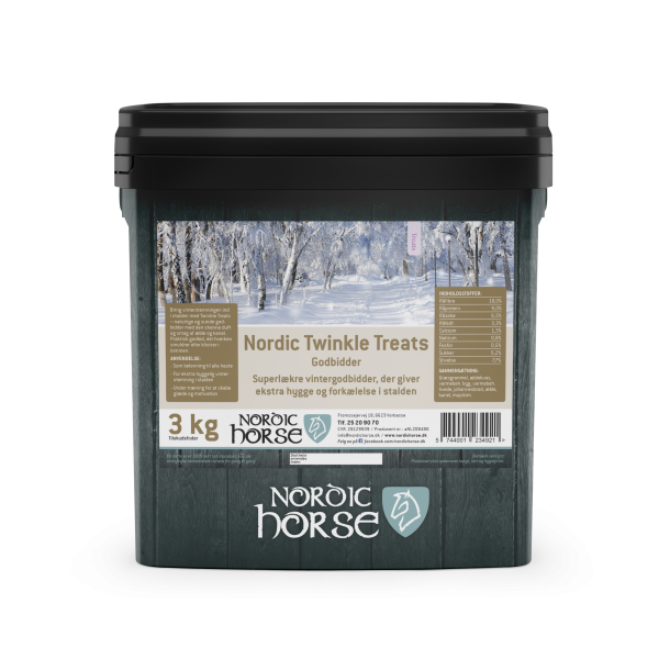 NORDIC HORSE Twinkle Treats. 3 kg. Forudbestilling
