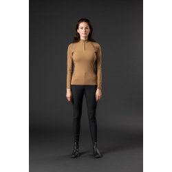 CATAGO BREE Langrmet ridetrje med half-zip. Kangaroo