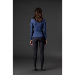 CATAGO BREE Langrmet ridetrje med half-zip. Navy