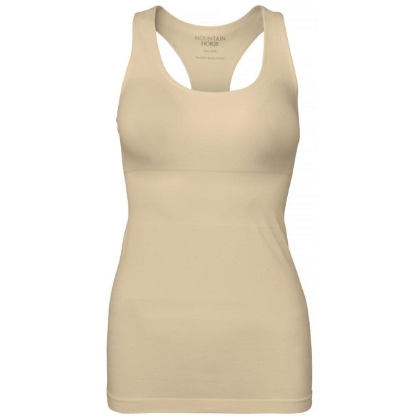 MOUNTAIN HORSE Adore Tanktop med indbygget bh. Sandfarvet