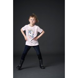 EQUIPAGE MOLLY Glitter ridetights med fuld grip. Navy