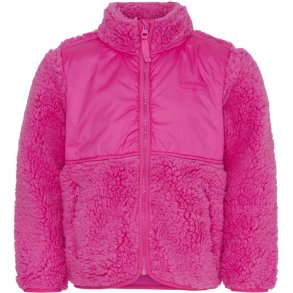 EQUIPAGE KIDS VEGA Teddy jakke. Phlox Pink