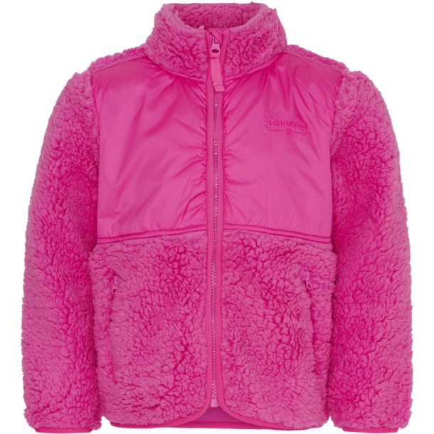 EQUIPAGE KIDS VEGA Teddy jakke. Phlox Pink
