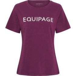 EQUIPAGE TELINA T-shirt. Italian Plum
