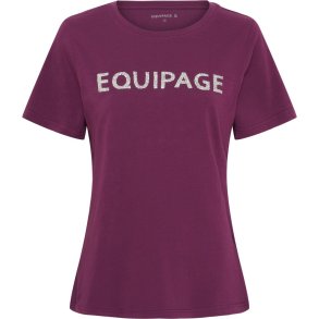 EQUIPAGE TELINA T-shirt. Italian Plum