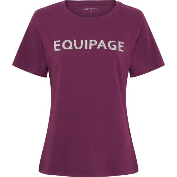 EQUIPAGE TELINA T-shirt. Italian Plum
