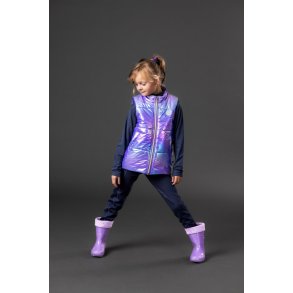 EQUIPAGE KIDS LIGHT Light Glitter Gummistvler. Purple Haze