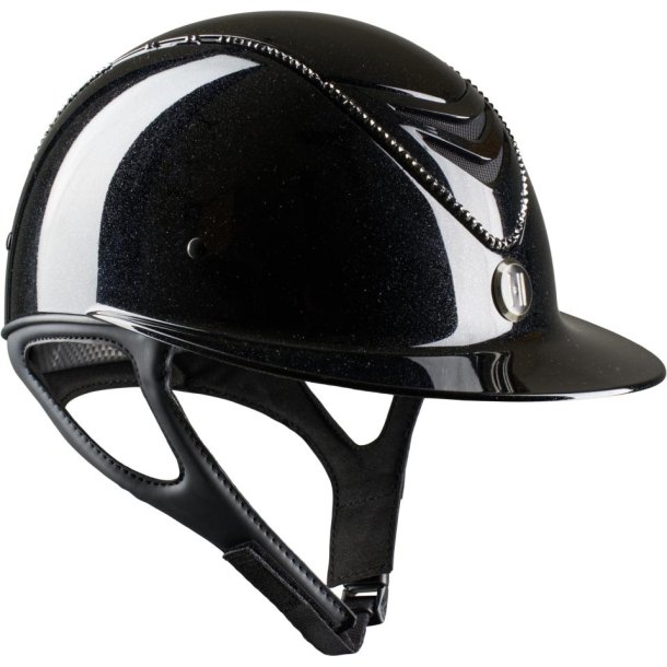 OneK Avanc Lux Shimmer Ridehjelm. Sort Swarovski