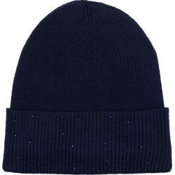 EQUIPAGE VAINO Strikhue med sten. Navy