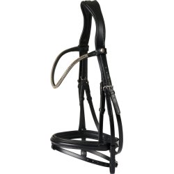 CATAGO BROOKLYN Trense med kombineret n�seb�nd. Sort