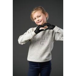 EQUIPAGE TERINA Ridehandsker Junior. Sort