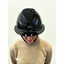 OneK Avanc Embroidery Top ridehjelm. Black Glossy