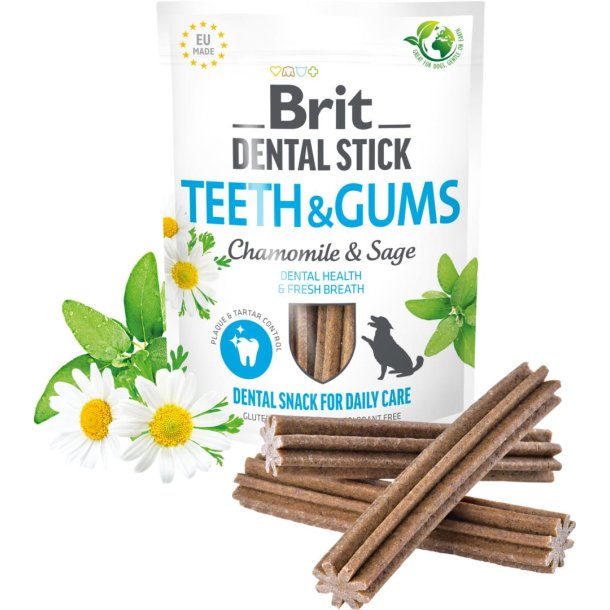 BRIT CARE Dental Stick Teeth and Gums. 7 stk.