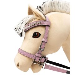 MY HOBBY HORSE Trense med bid, til kphest. Rosa Glitter