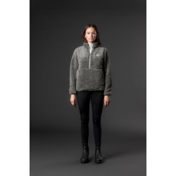 EQUIPAGE JOELLE Teddy fleecetrje. Forest