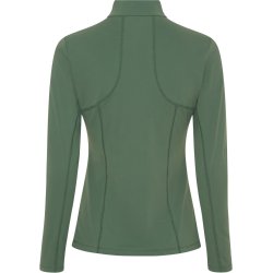 CATAGO BREE Langrmet ridetrje med half-zip. Duck Green