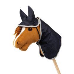 MY HOBBY HORSE D�kken og hut til k�phest. Navy glitter