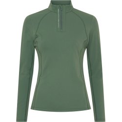 CATAGO BREE Langrmet ridetrje med half-zip. Duck Green