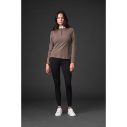 CATAGO VINICA Langrmet ridebluse med  lynls. Falcon