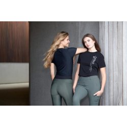 CATAGO AROY Ridetights med fuldgrip. Forest Green