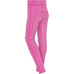 EQUIPAGE MOLLY Glitter ridetights med fuld grip. Phlox Pink