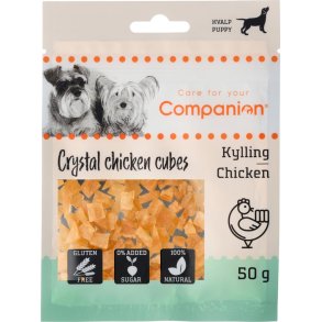 COMPANION Crystal Cubes til hvalp. Kylling 50g