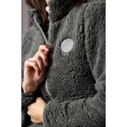 EQUIPAGE JOELLE Teddy fleecetrje. Forest