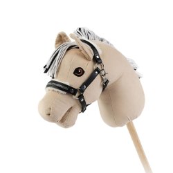 MY HOBBY HORSE Grime til kphest. Sort med hvidt plys
