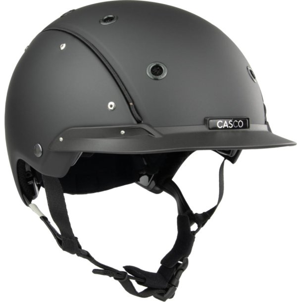 CASCO CHAMP Prime Ridehjelm. Sort