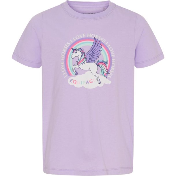 EQUIPAGE ANNA T-shirt junior. Lavender