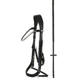 HORSEGUARD VINJA Anatomisk trense. Sort