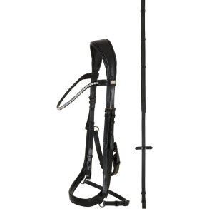 HORSEGUARD VINJA Anatomisk trense. Sort