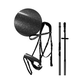 HORSEGUARD CRYLL 24.1 Trense med kombineret nsebnd og tilbagetrk.